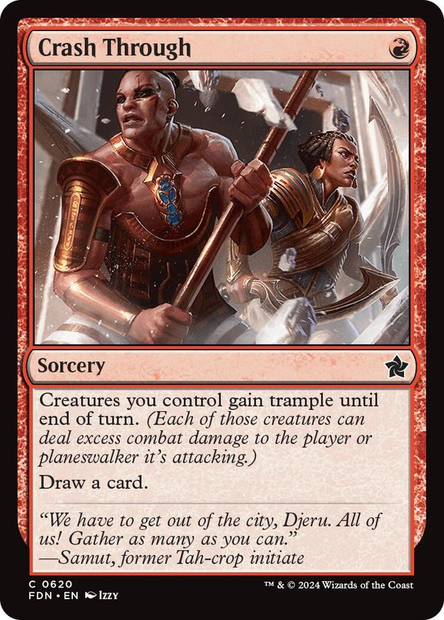 Image for Crash Through (620) (Foundations) - Magic: The Gathering