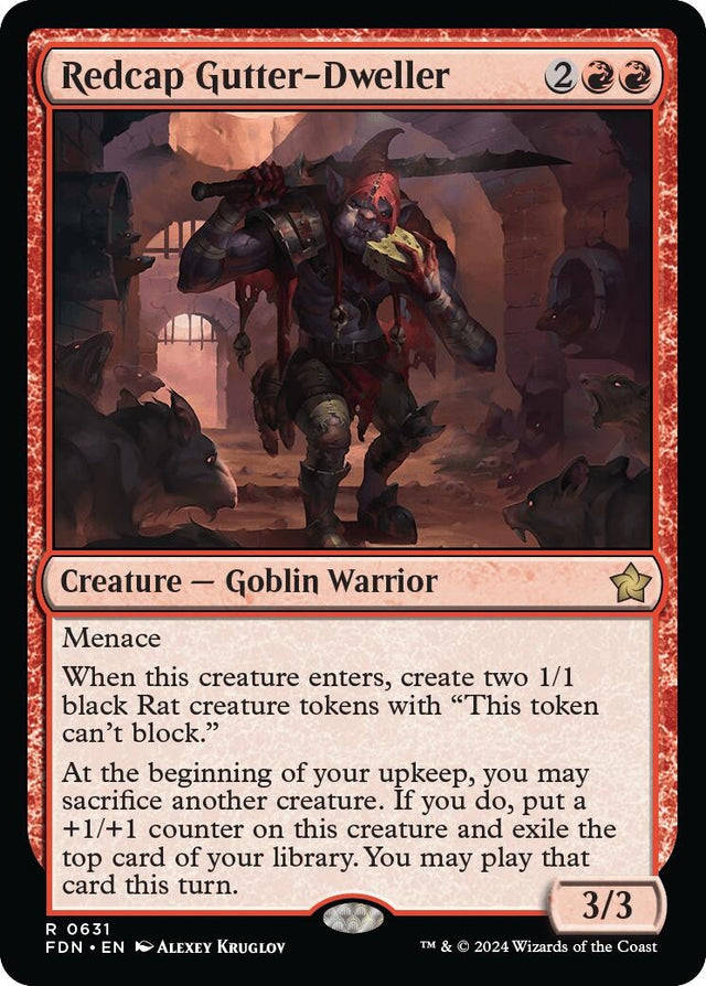 Image for Redcap Gutter-Dweller (631) (Foundations) - Magic: The Gathering