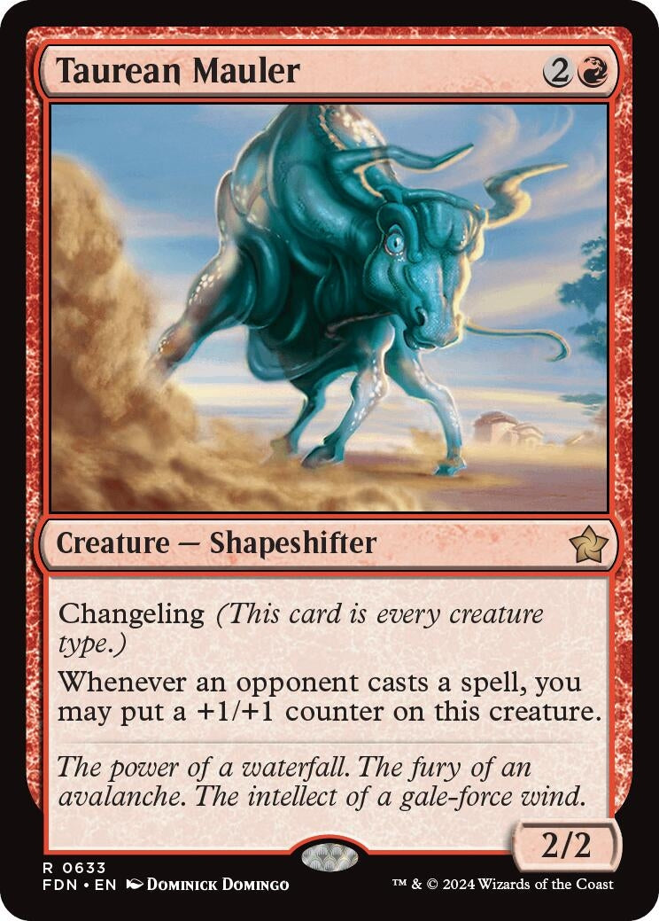 Image for Taurean Mauler (633) (Foundations) - Magic: The Gathering