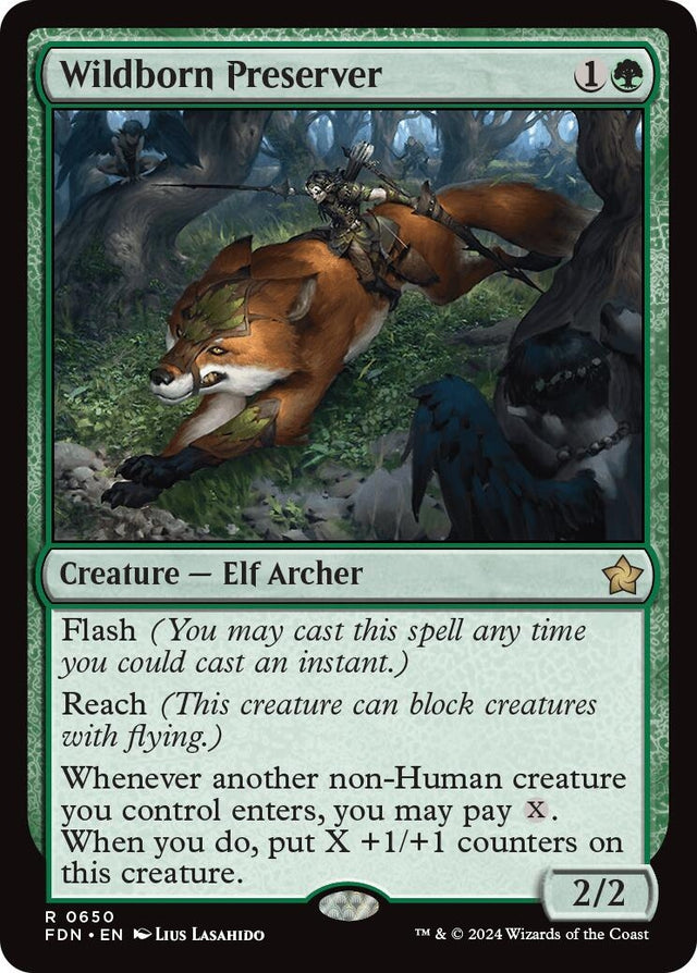 Image for Wildborn Preserver (650) (Foundations) - Magic: The Gathering