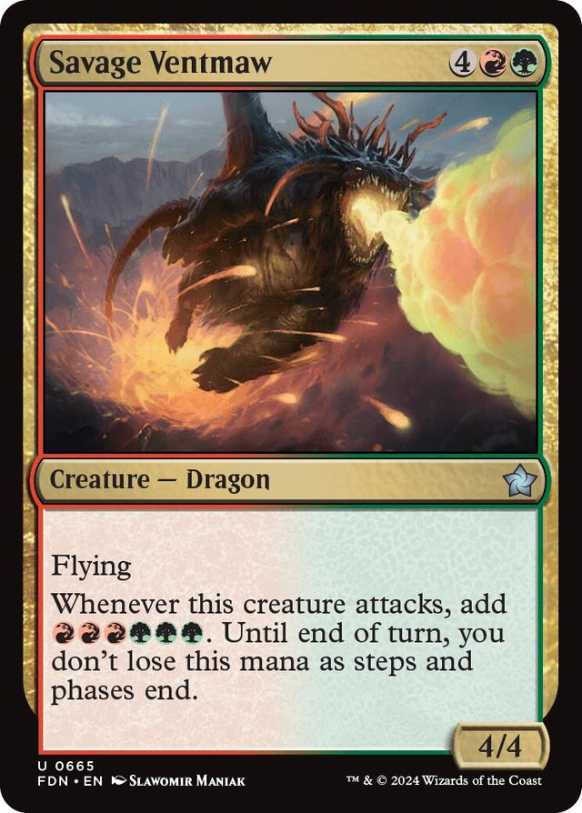 Image for Savage Ventmaw (665) (Foundations) - Magic: The Gathering