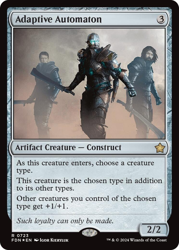 Image for Adaptive Automaton (723) (Foil) (Foundations) - Magic: The Gathering