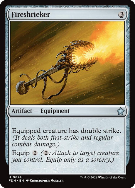 Image for Fireshrieker (674) (Foundations) - Magic: The Gathering