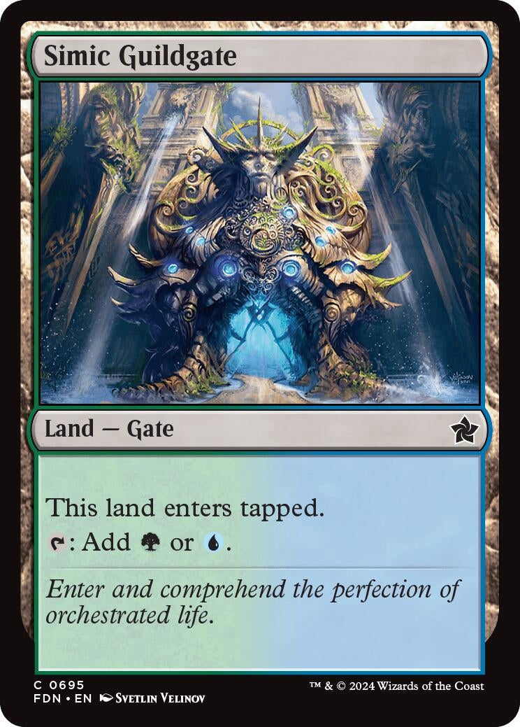 Image for Simic Guildgate (695) (Foundations) - Magic: The Gathering