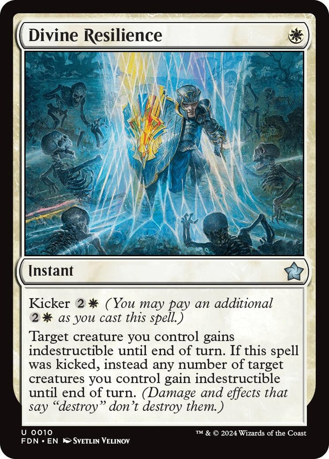 Image for Divine Resilience (10) (Foil) (Foundations) - Magic: The Gathering