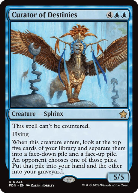 Image for Curator of Destinies (34) (Foil) (Foundations) - Magic: The Gathering