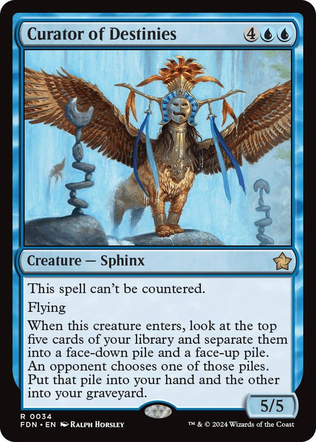 Image for Curator of Destinies (34) (Foil) (Foundations) - Magic: The Gathering