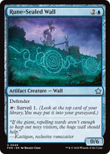 Image for Rune-Sealed Wall (0049) (49) (Foil) (Foundations) - Magic: The Gathering