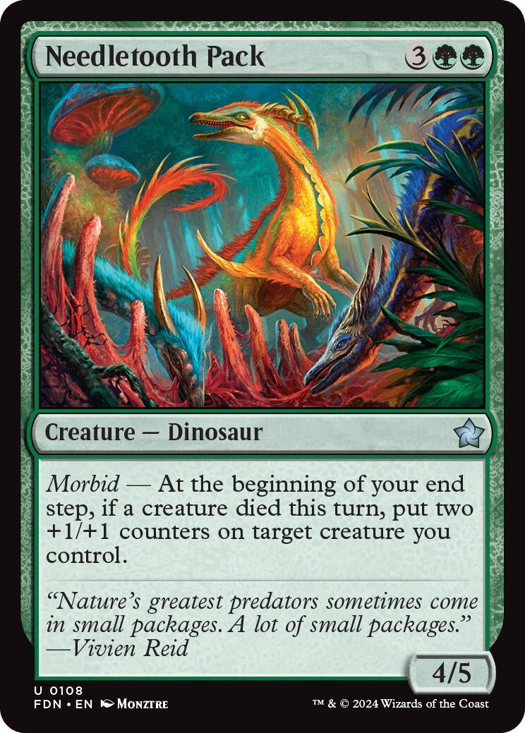 Image for Needletooth Pack (108) (Foil) (Foundations) - Magic: The Gathering