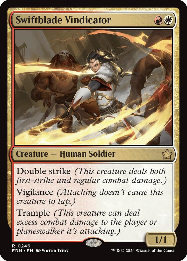Image for Swiftblade Vindicator (246) (Foil) (Foundations) - Magic: The Gathering