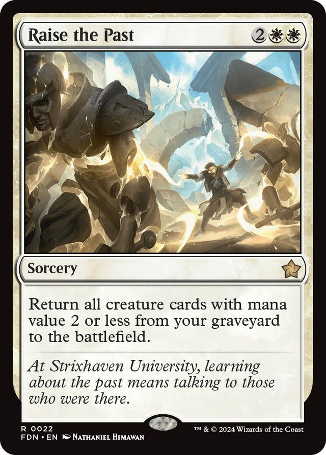 Image for Raise the Past (22) (Foundations) - Magic: The Gathering