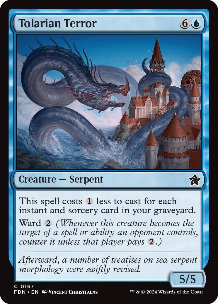 Image for Tolarian Terror (167) (Foil) (Foundations) - Magic: The Gathering