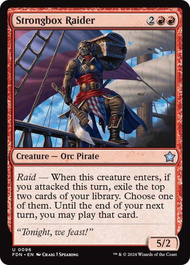 Image for Strongbox Raider (96) (Foil) (Foundations) - Magic: The Gathering