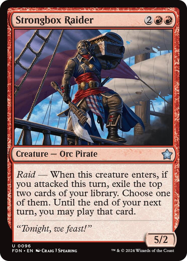 Image for Strongbox Raider (96) (Foil) (Foundations) - Magic: The Gathering