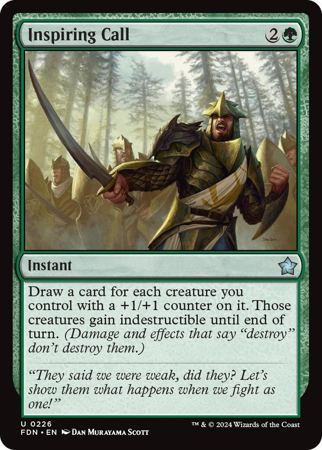 Image for Inspiring Call (226) (Foundations) - Magic: The Gathering