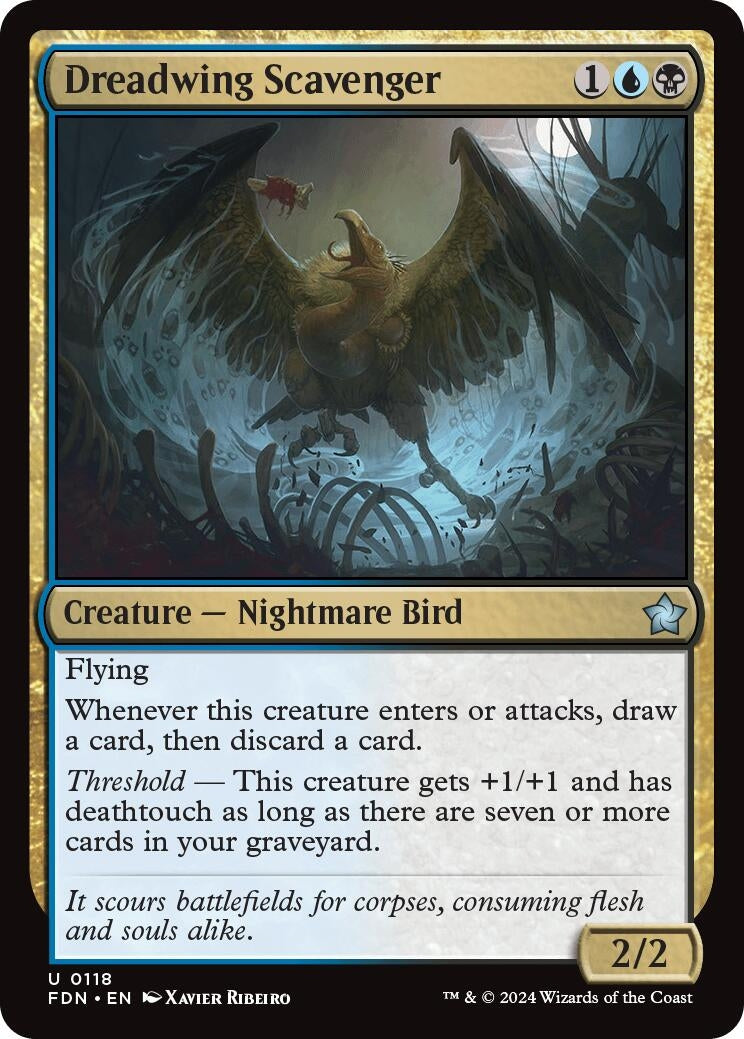Image for Dreadwing Scavenger (118) (Foil) (Foundations) - Magic: The Gathering