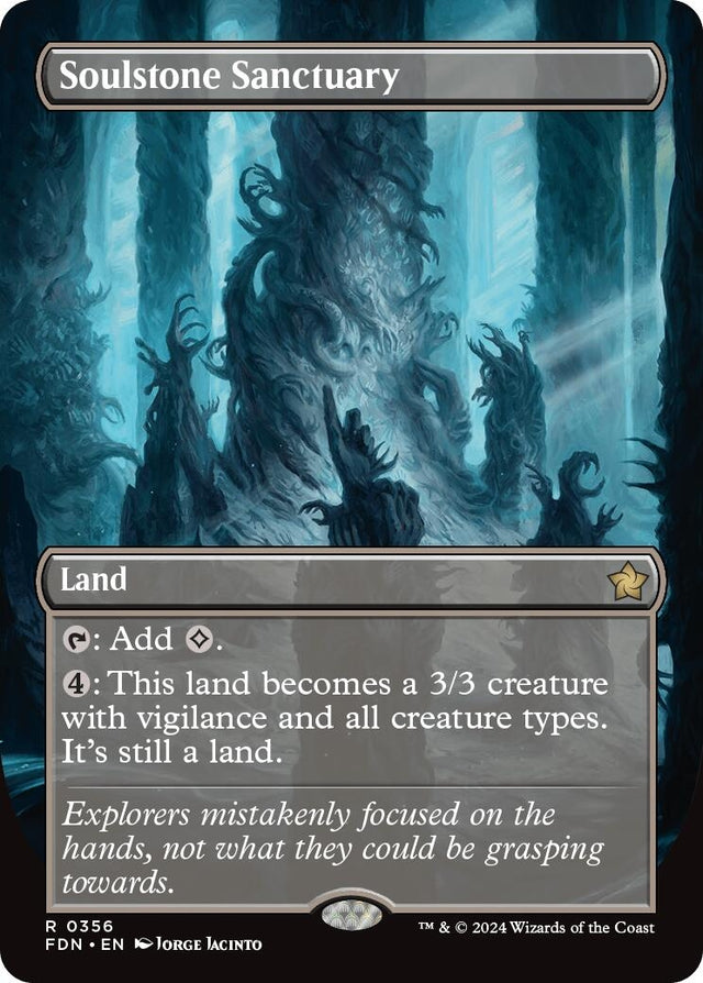 Image for Soulstone Sanctuary (Borderless) (356) (Foil) (Foundations) - Magic: The Gathering