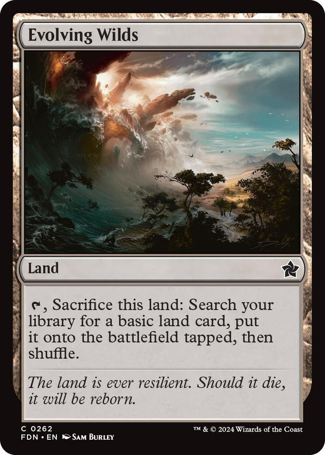 Image for Evolving Wilds (262) (Foil) (Foundations) - Magic: The Gathering