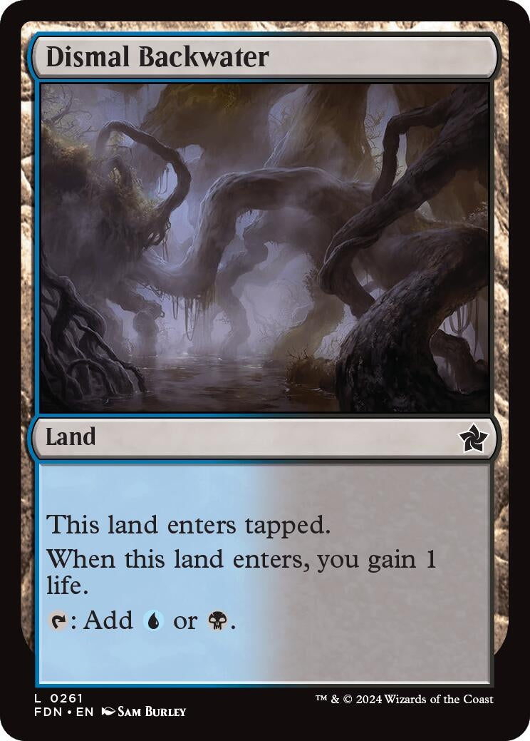 Image for Dismal Backwater (261) (Foil) (Foundations) - Magic: The Gathering