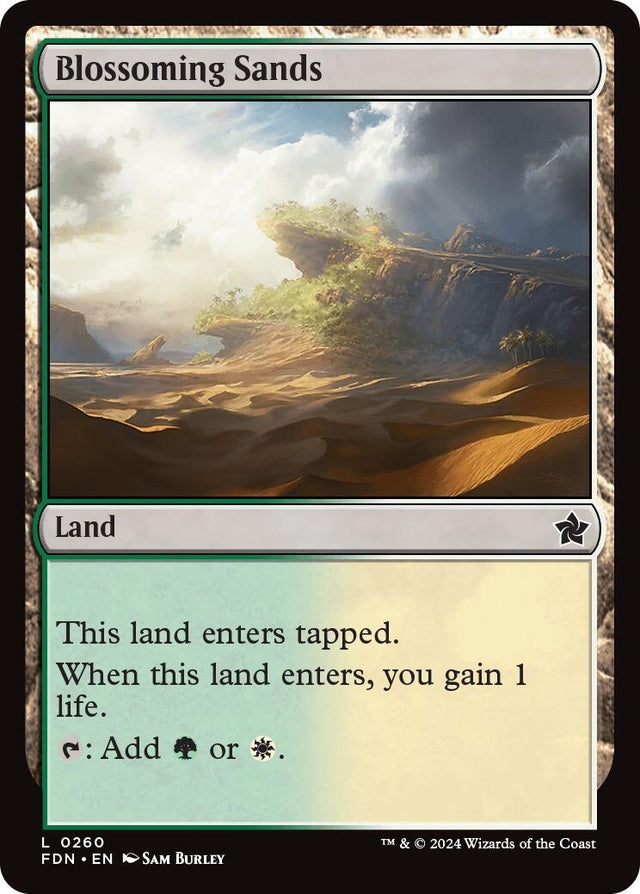 Image for Blossoming Sands (260) (Foil) (Foundations) - Magic: The Gathering