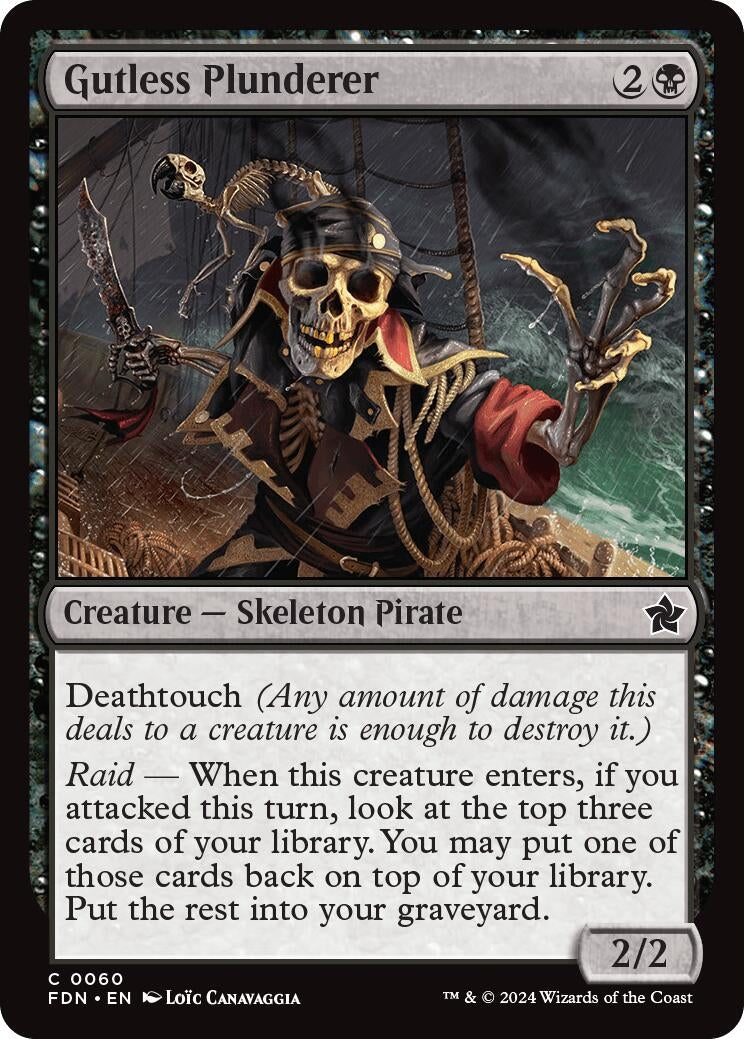 Image for Gutless Plunderer (60) (Foundations) - Magic: The Gathering