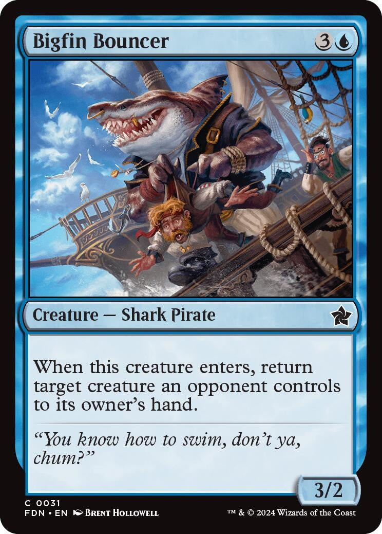 Image for Bigfin Bouncer (31) (Foil) (Foundations) - Magic: The Gathering