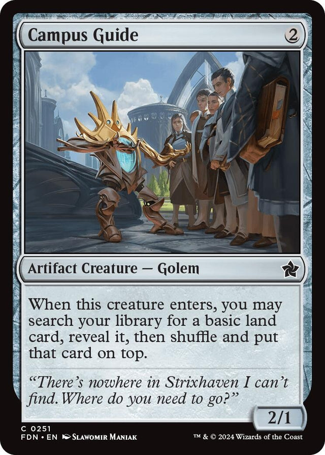 Image for Campus Guide (251) (Foil) (Foundations) - Magic: The Gathering