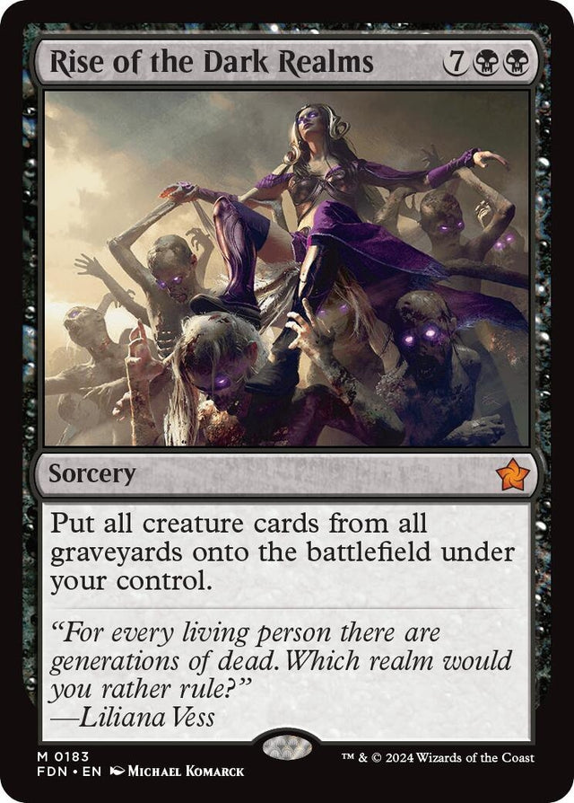 Image for Rise of the Dark Realms (183) (Foil) (Foundations) - Magic: The Gathering