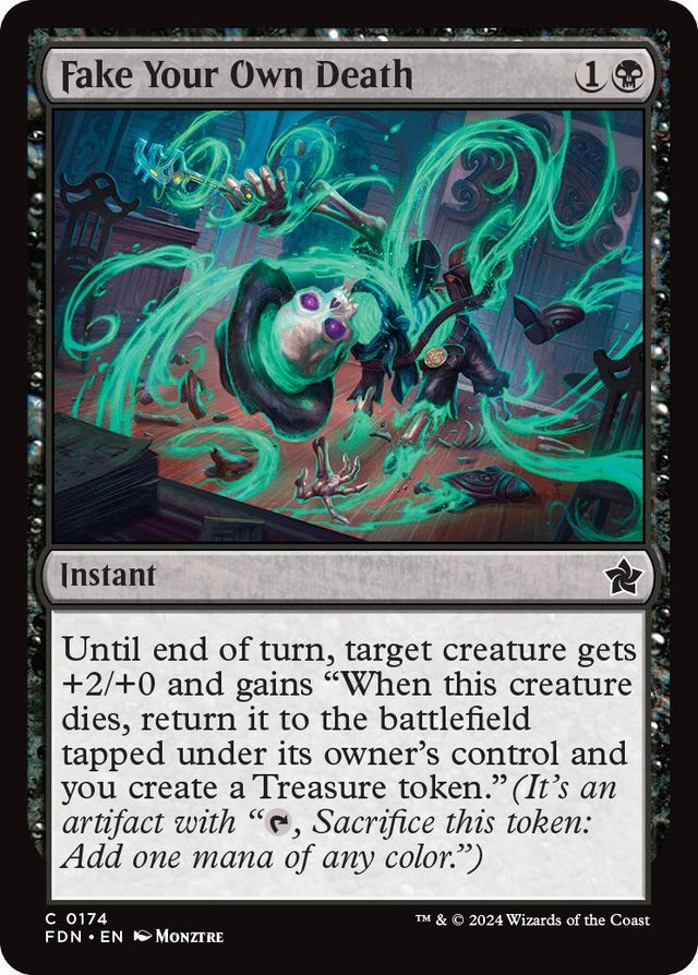 Image for Fake Your Own Death (174) (Foil) (Foundations) - Magic: The Gathering