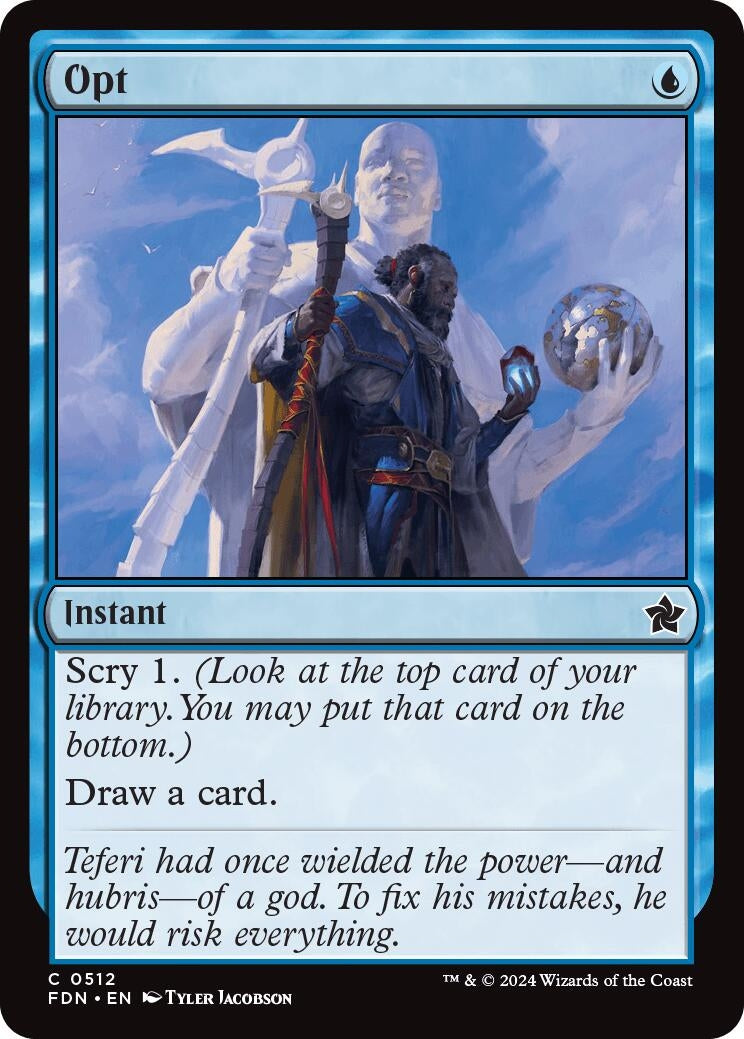 Image for Opt (512) (Foundations) - Magic: The Gathering