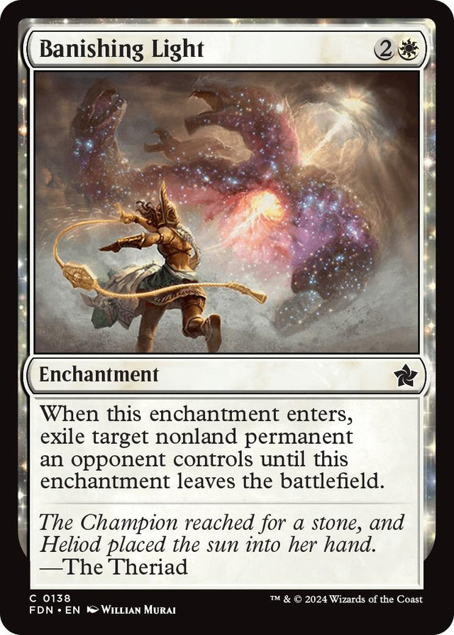 Image for Banishing Light (138) (Foil) (Foundations) - Magic: The Gathering
