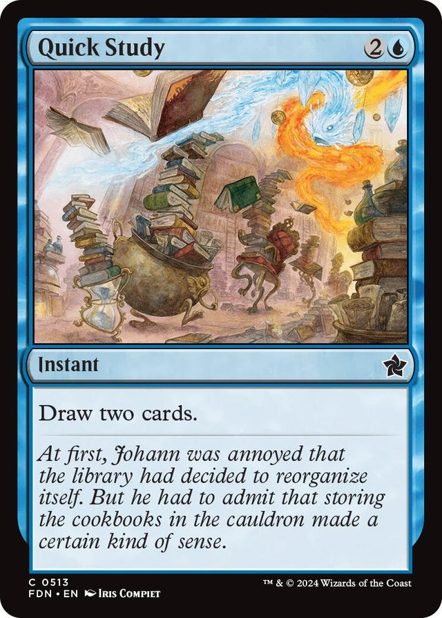 Image for Quick Study (513) (Foundations) - Magic: The Gathering