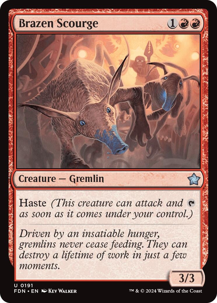 Image for Brazen Scourge (191) (Foundations) - Magic: The Gathering