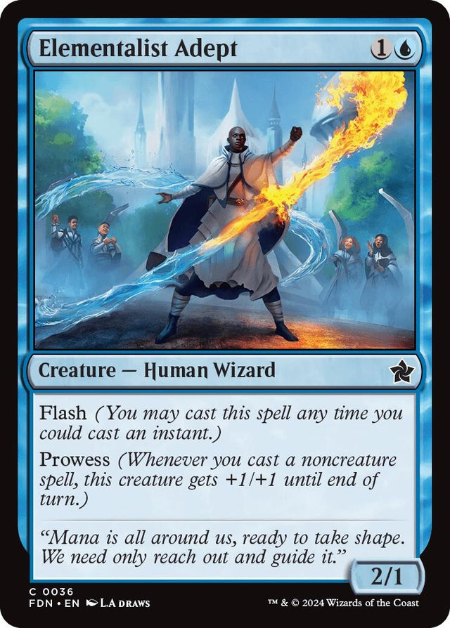 Image for Elementalist Adept (36) (Foundations) - Magic: The Gathering