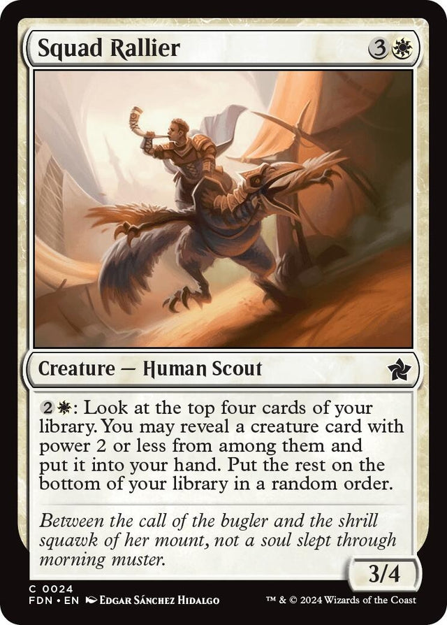 Image for Squad Rallier (24) (Foil) (Foundations) - Magic: The Gathering