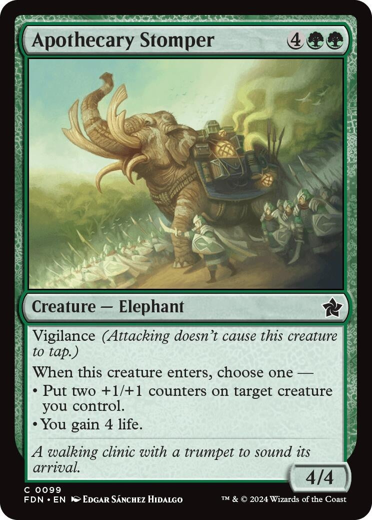 Image for Apothecary Stomper (99) (Foil) (Foundations) - Magic: The Gathering