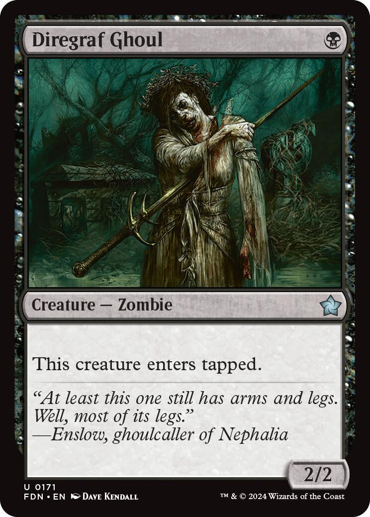 Image for Diregraf Ghoul (171) (Foil) (Foundations) - Magic: The Gathering