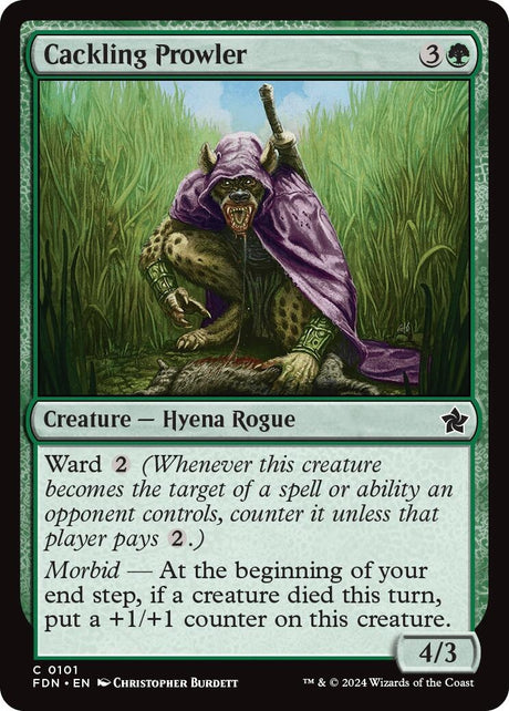 Image for Cackling Prowler (101) (Foil) (Foundations) - Magic: The Gathering
