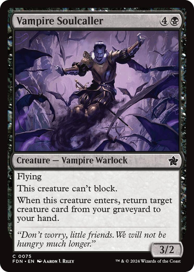 Image for Vampire Soulcaller (0075) (75) (Foundations) - Magic: The Gathering