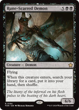 Image for Rune-Scarred Demon (184) (Foundations) - Magic: The Gathering