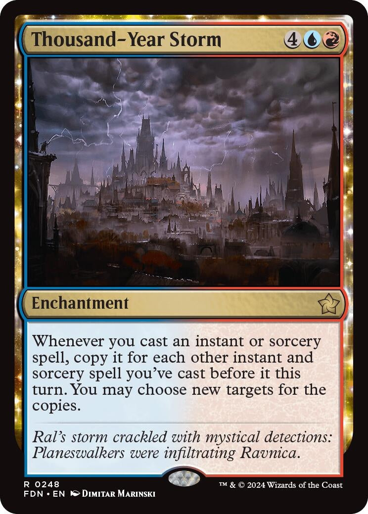 Image for Thousand-Year Storm (248) (Foil) (Foundations) - Magic: The Gathering