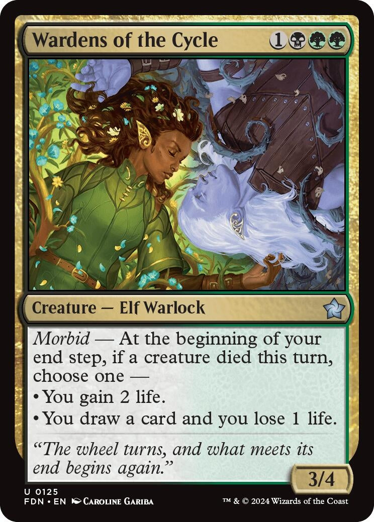 Image for Wardens of the Cycle (125) (Foil) (Foundations) - Magic: The Gathering