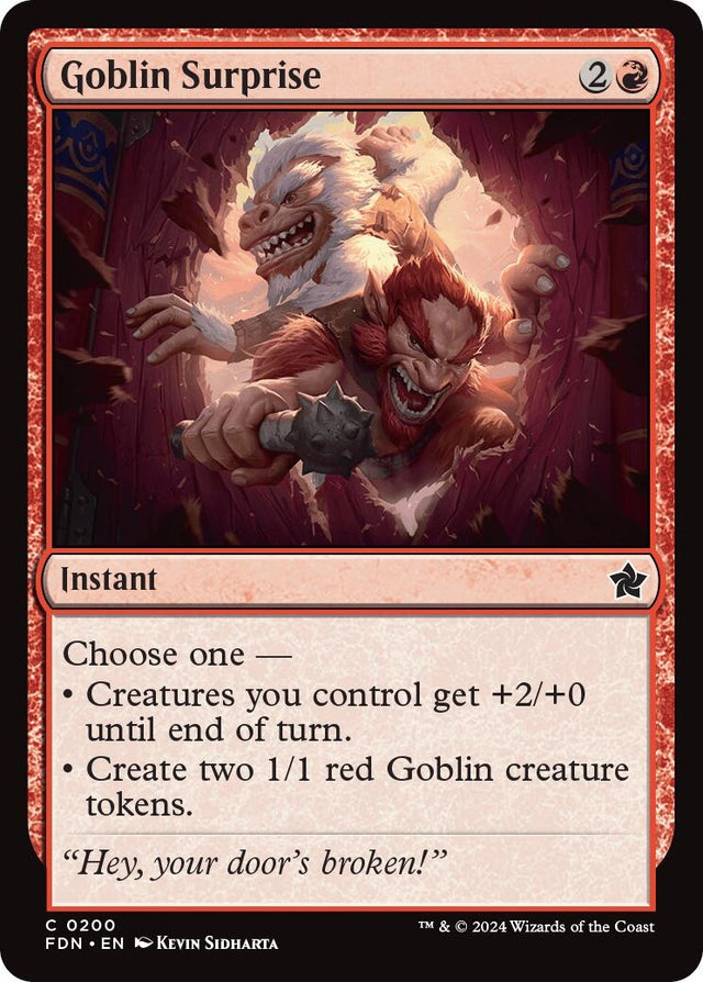 Image for Goblin Surprise (200) (Foil) (Foundations) - Magic: The Gathering