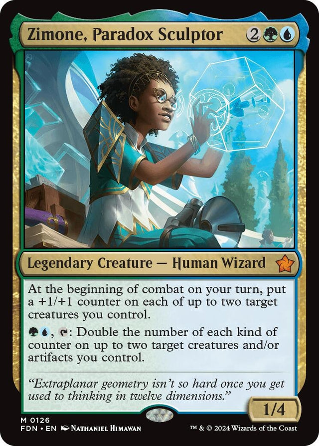 Image for Zimone, Paradox Sculptor (126) (Foil) (Foundations) - Magic: The Gathering