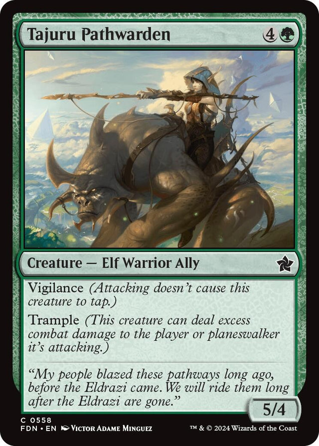 Image for Tajuru Pathwarden (558) (Foundations) - Magic: The Gathering