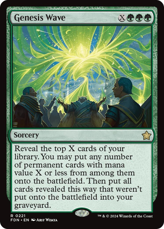 Image for Genesis Wave (221) (Foil) (Foundations) - Magic: The Gathering