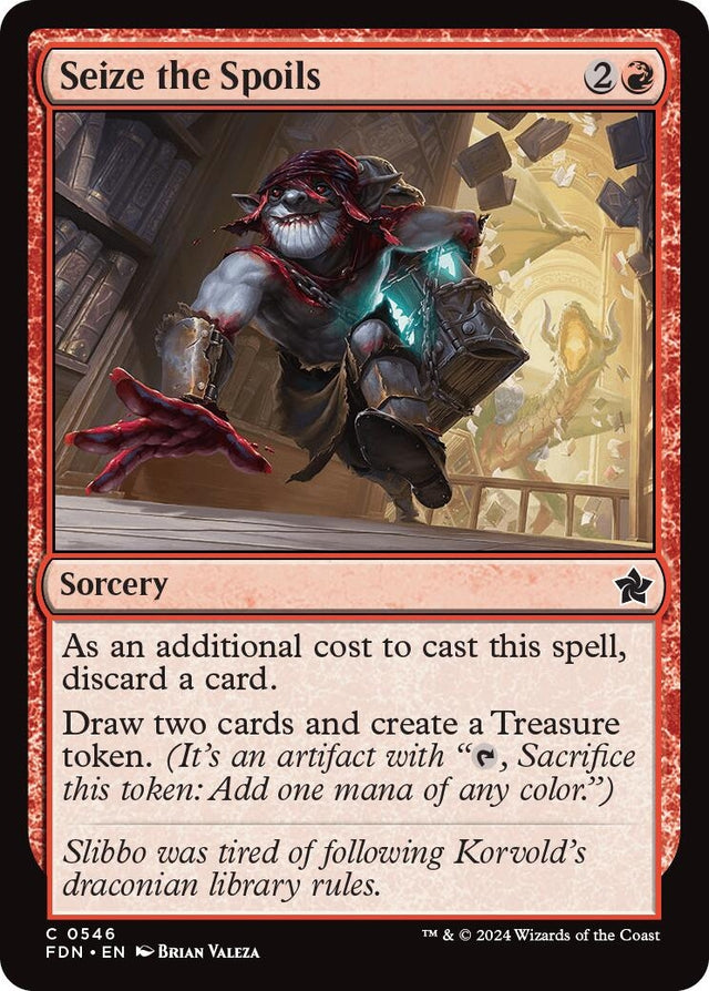 Image for Seize the Spoils (546) (Foundations) - Magic: The Gathering
