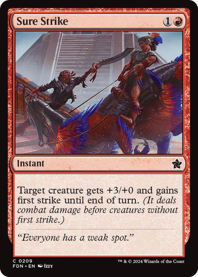 Image for Sure Strike (209) (Foundations) - Magic: The Gathering