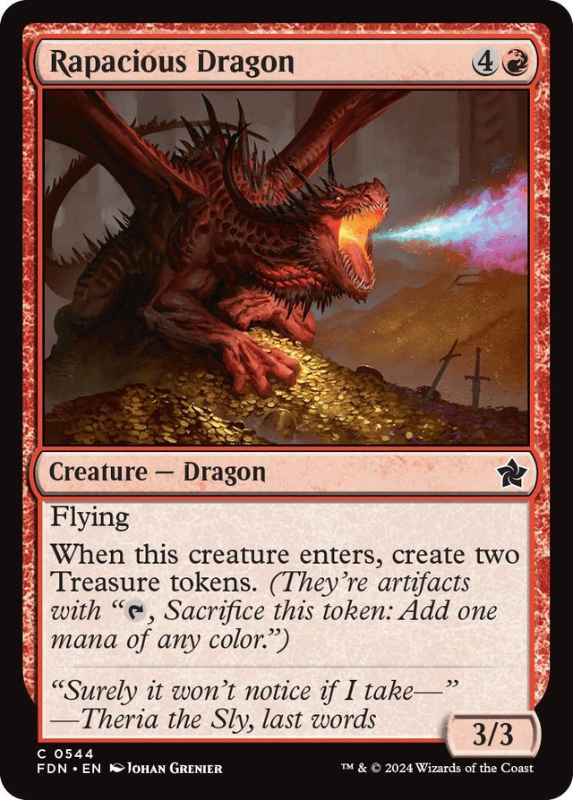Image for Rapacious Dragon (544) (Foundations) - Magic: The Gathering