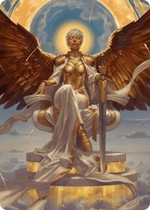 Image for Herald of Eternal Dawn Art Card (27/54) (27) (Art Series: Foundations) - Magic: The Gathering